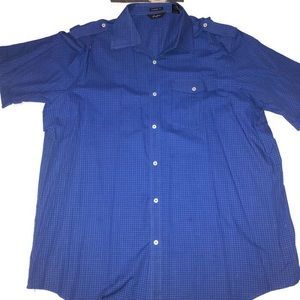 Sean John Classic fit short sleeve shirt.